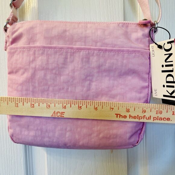 Kipling HB6877 Sebastian 52V Pink Surprise Crossbody Strap Jana Bag Charm NWT - Picture 8 of 15